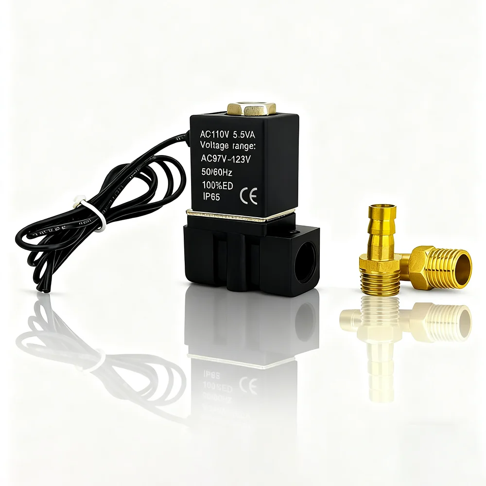 DC12/24V AC110/220V Normally Closed 1/4
