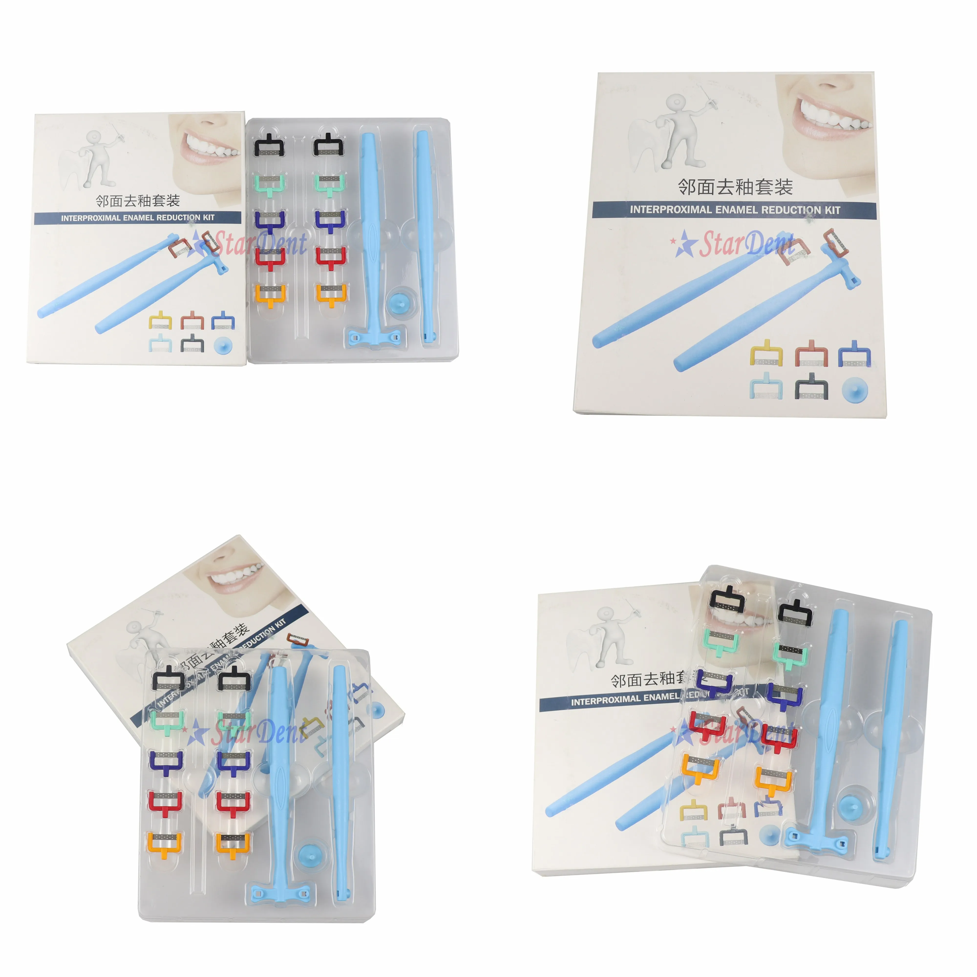 Dental Orthodontic Interproximal Enamel Reduction Kit Electric Plastic Manual