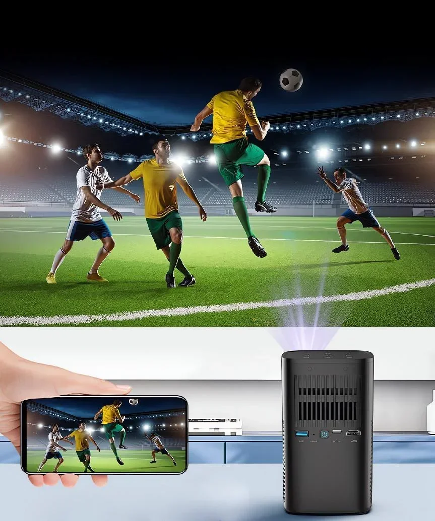 2025 DLP Technology Vivibright Projector D200