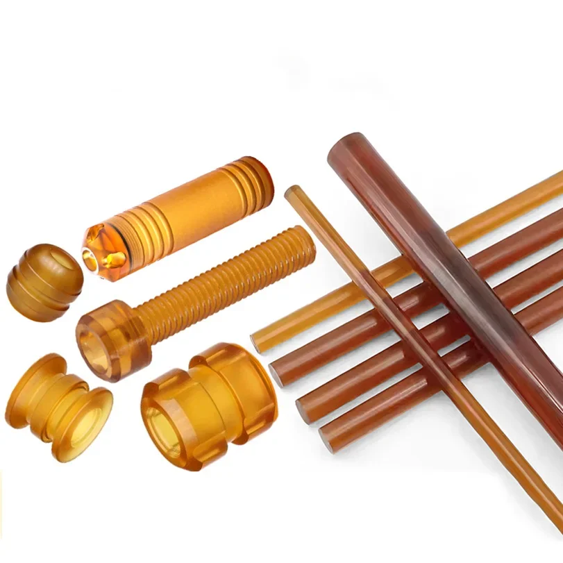 Polyetherimide Round Rod PEI Solid Round Rod, Diameter 6-60mm Length 100/200/300/400/500mm