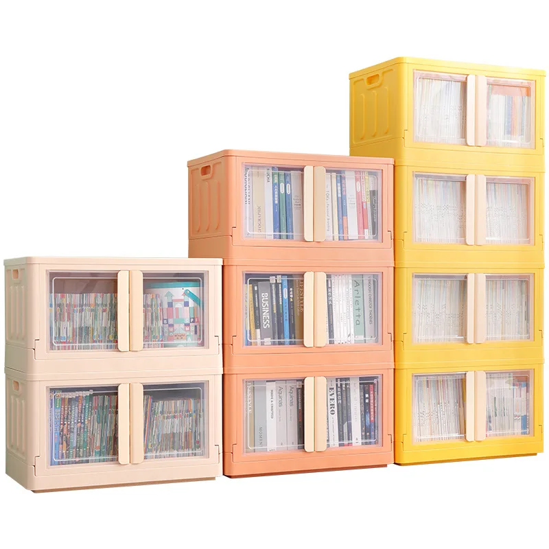 

Installation Free Storage Cabinet Cloth Finishing Household Finishing Cabinet Simple Plastic Baby Wardrobe Storage Box Organizer