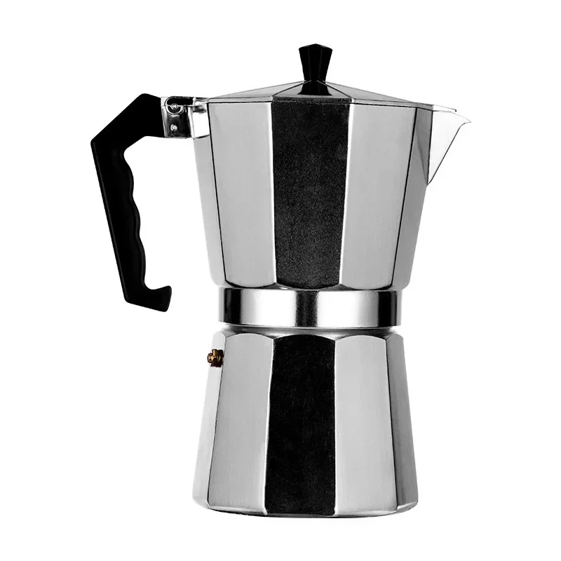 Dzbanek do kawy Moka Espresso Latte Perkolator Kuchenka Ekspres do kawy Espresso Garnek Włoski ekspres do kawy 50/300/450ml Aluminium