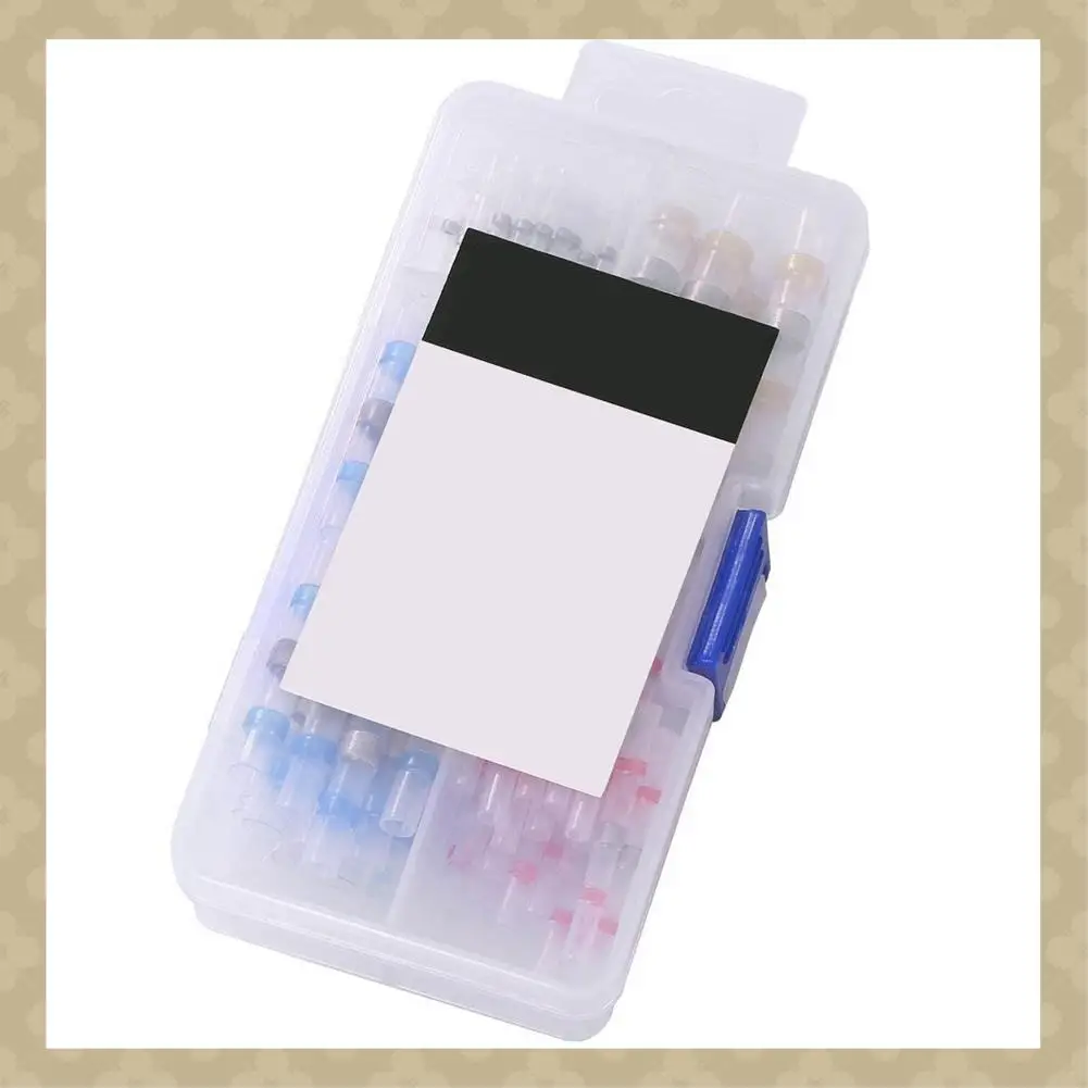 

AB45 200Pcs Solder Seal Heat Shrink Butt Connectors Terminals Electrical Copper With Case(70Red 60Blue 50White 20Yellow)