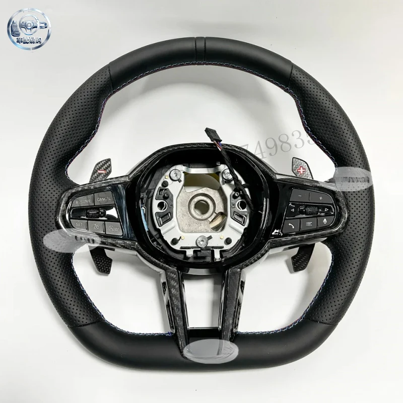 Sports Steering Wheel CS Nappa Leather for X3 G01 X4 G20 G30 G31 G32 G02 G82 G42 G21 G14 M2 G87 M3 G80 M4 G G01 Car Accessories