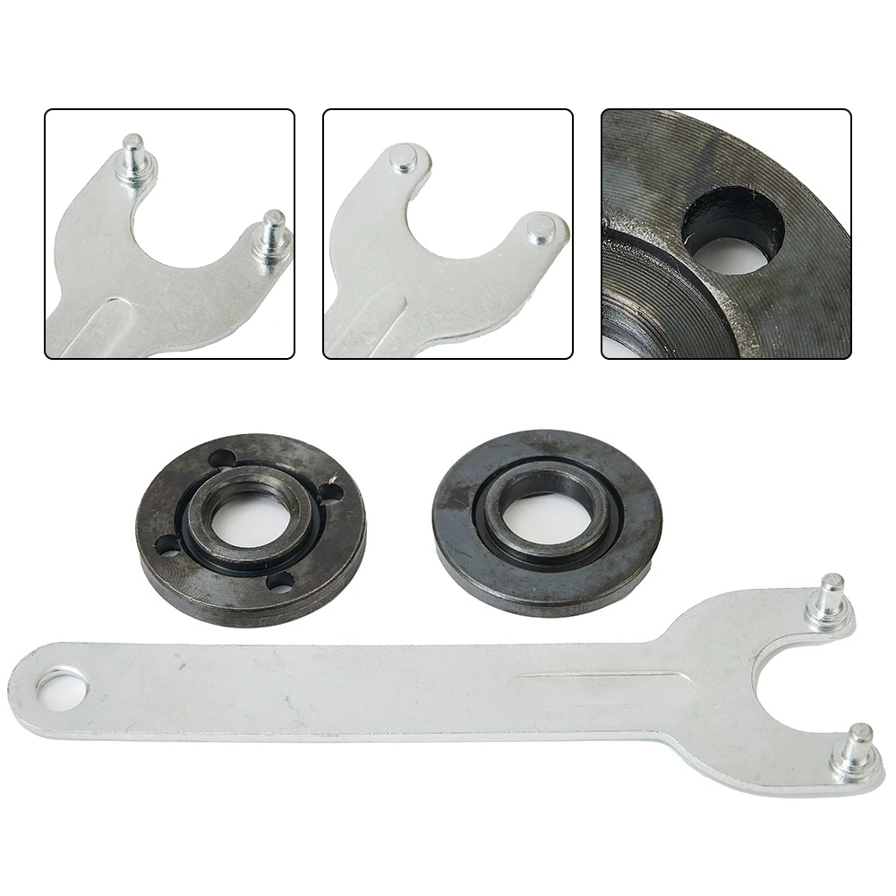 Wrench Spanner High Quality Kit Lock Nut Metal Set Spare Parts 5/8-11 Angle Grinder Flange Flange Nut Brand New