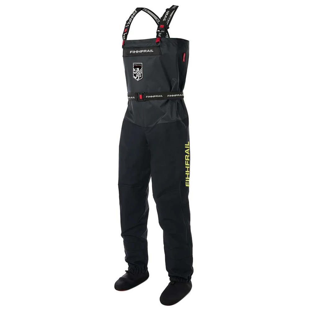 Pantaloni da pesca impermeabili in Neoprene per uomo, trampolieri di colore mimetico, pantaloni da motociclista, calzino da ciclismo ATV, trampoliere da pesca volante sul petto