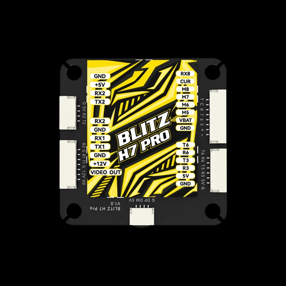 iFlight BLITZ H7 Pro Flight Controller 4-12S STM32H743 with OSD Baro Blackbox Supported Smartaudio/IRC Tramp VTX 35*35mm for FPV