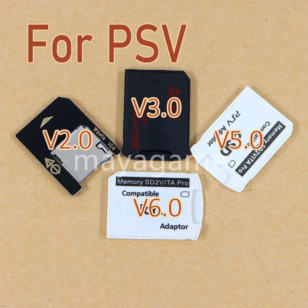 1pc New SD Card Adapter V2.0 3.0 5.0 6.0 for PS Vita Psvita PSV 1000 2000 Memory Game