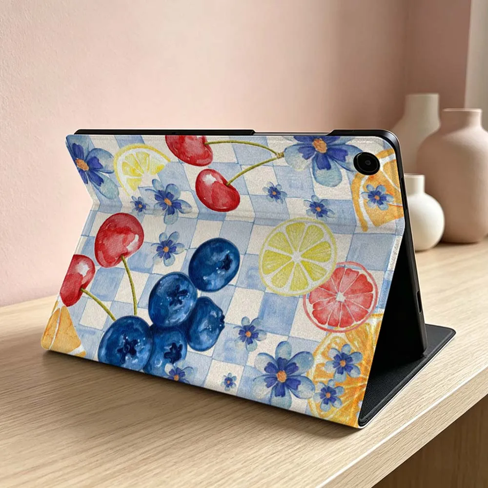 Design lemon pattern Soft For Samsung Galaxy Tab S11 S10 S9 S8 S7 S6 A11 A9 A8 A7 Ultra Lite FE Plus Inch Tablet Case