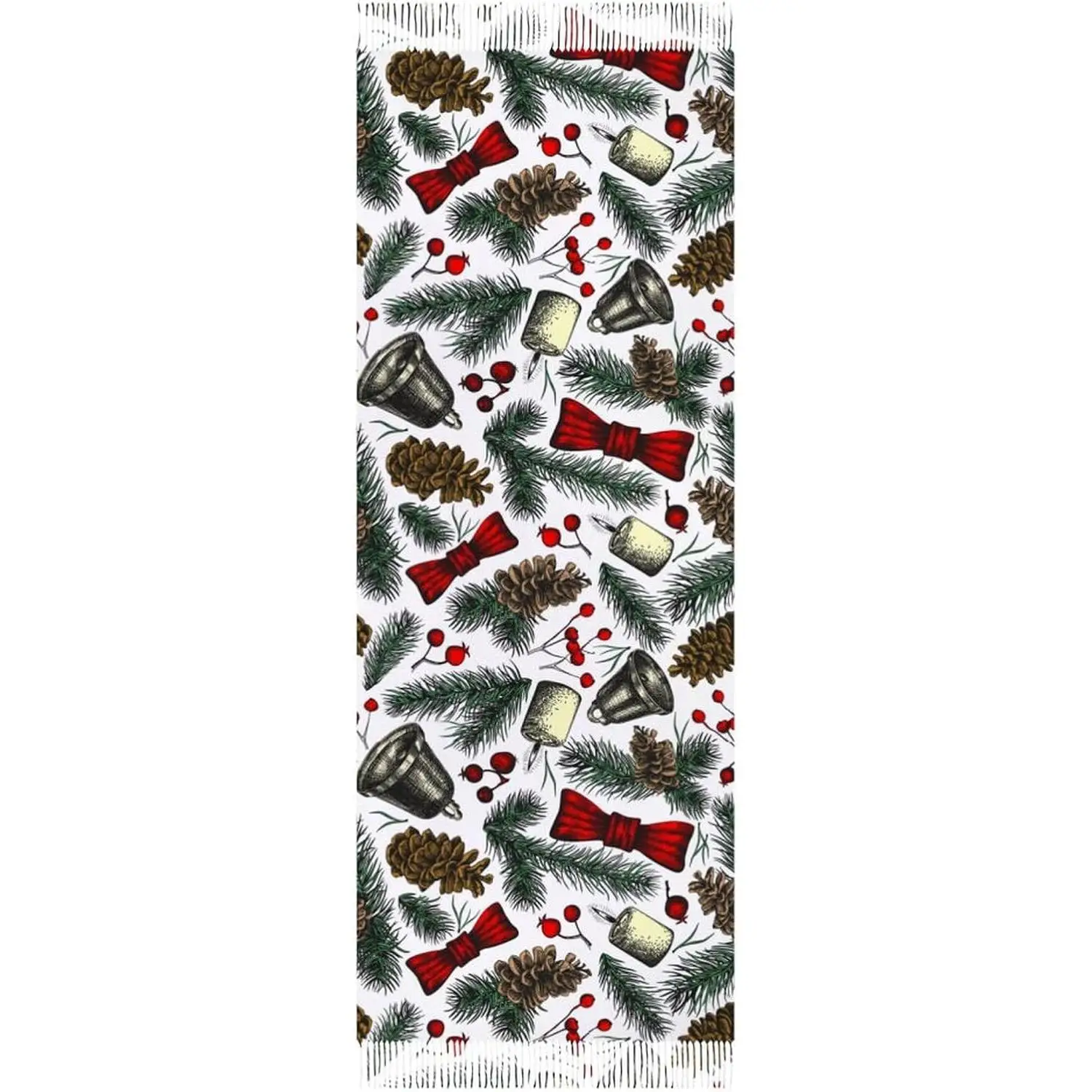 

Wraps Warm Soft Winter Lightweight Cashmere Long Scarf for Women Gifts Daily Travel Office Christmas Winter Pattern Print