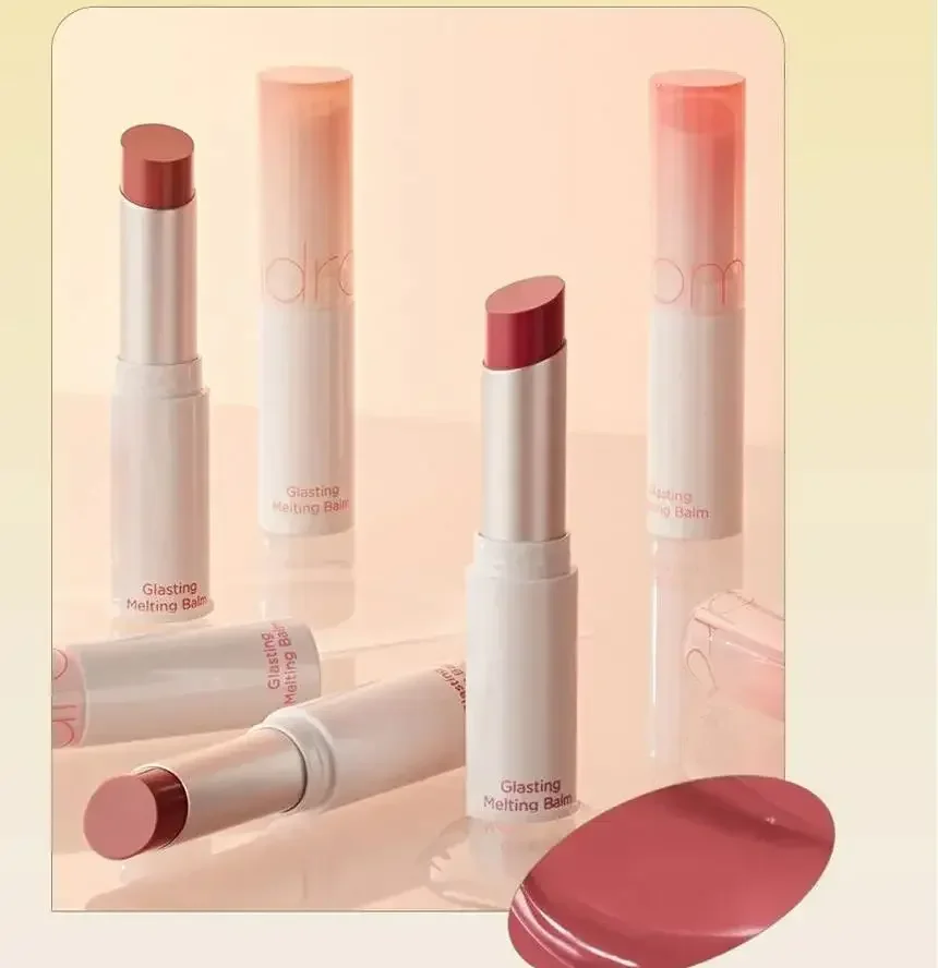 Romand Glasting Melting Balm 7 Colors Jelly Lipstick Lip Gloss Watery Glow Silky Smooth Women Rare Beauty Korean Makeup Cosmetic