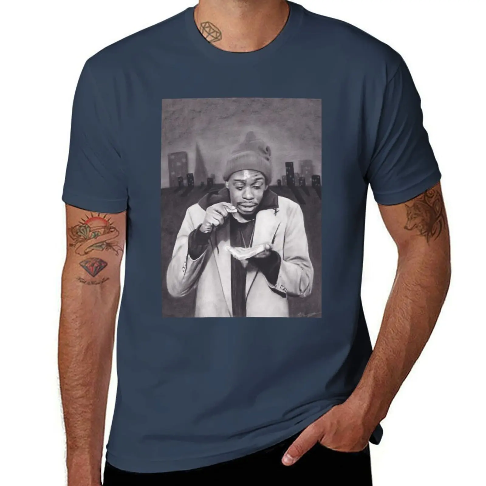 

Tyrone Biggums (Dave Chappelle) in the Tenderloin T-Shirt t shirt men 100% cotton luxury brand man t shirts cotton T-Shirt
