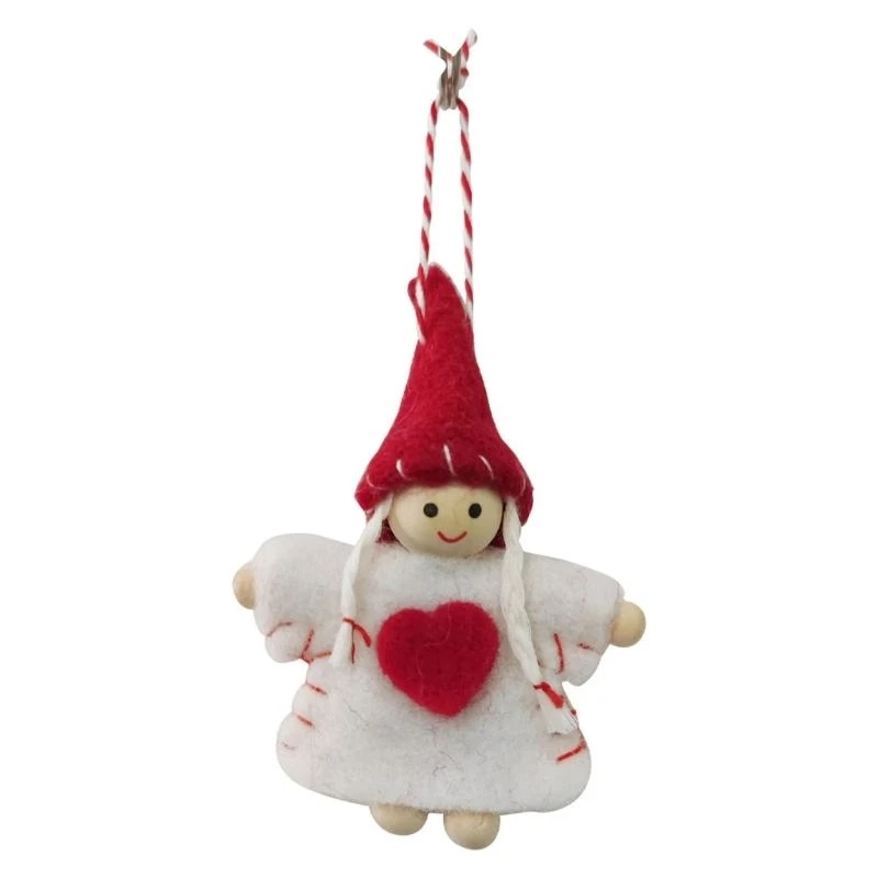 10 Pcs Dolls Ornaments Small Pendant Christmas Tree Hanging Decorations