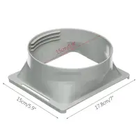 Kit de 2/3 Pièces pour Climatiseur : Tuyau d'Évacuation Réglable, Pare-Vent, Plaque Coulissante pour Fenêtre, Adaptateur de Tube Connecteur 4