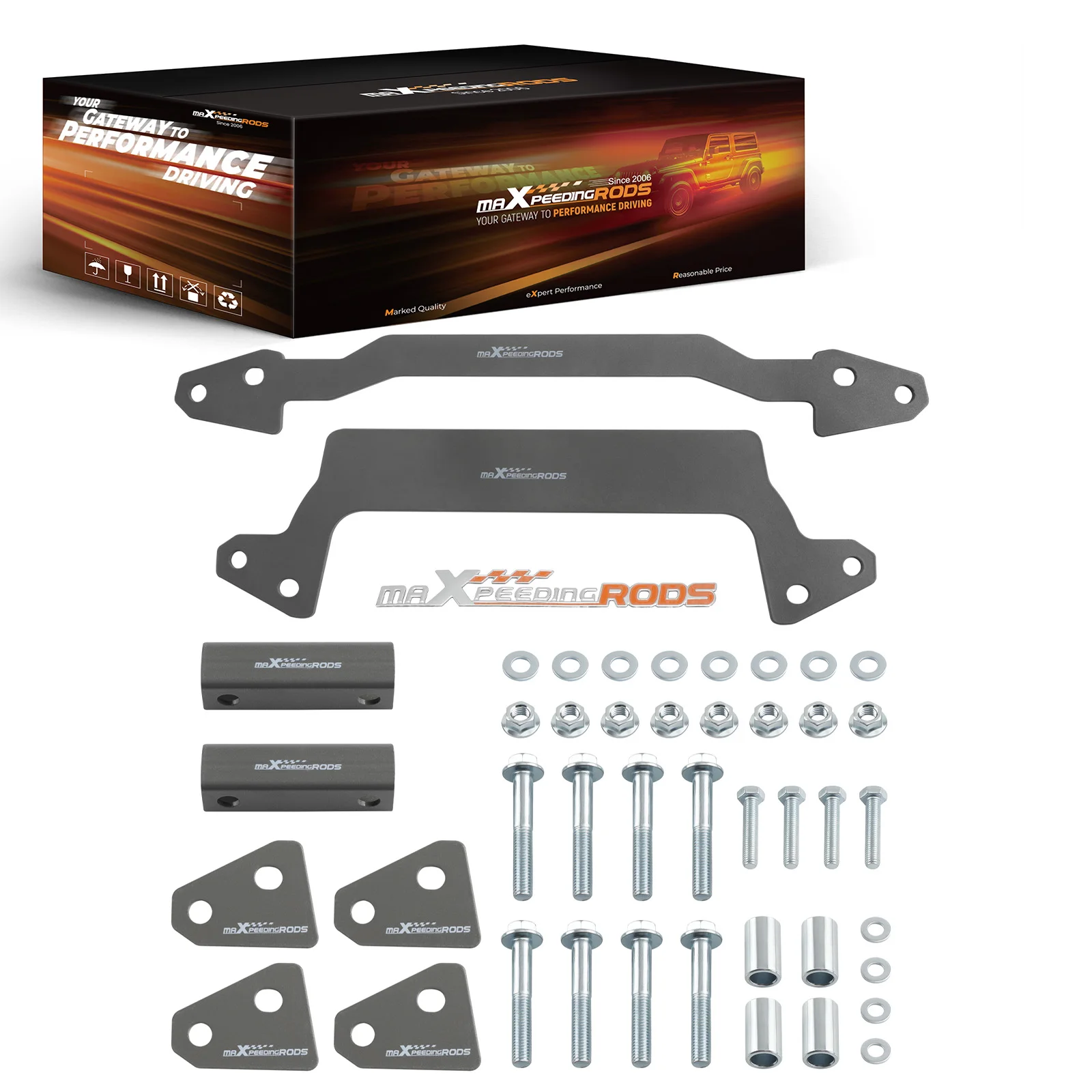 

2" Complete Lift Kit For Kawasaki Brute Force 650i 750i KVF750 05-22