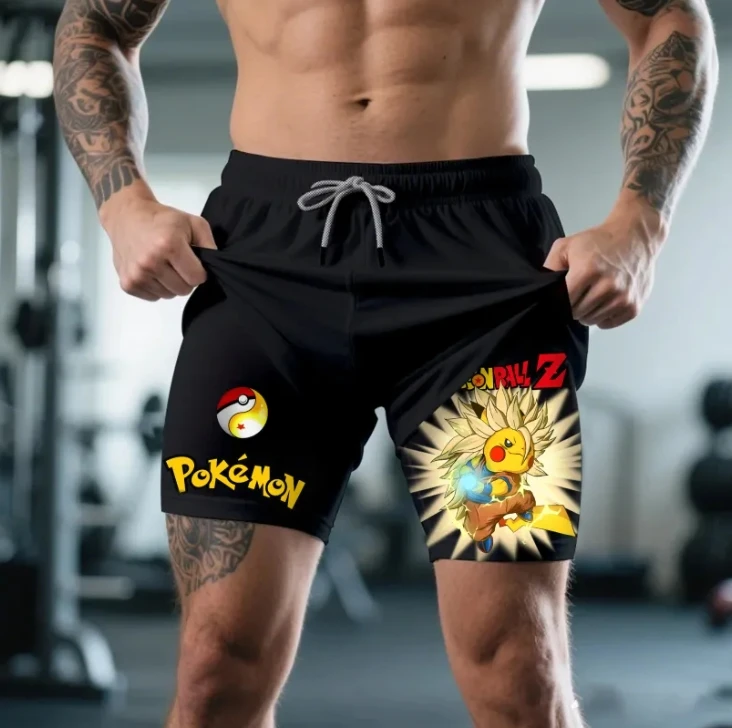 shorts-masculino-pokemon-estilo-anime-streetwear-academia-fitness-2025-verao-algodao-respiravel