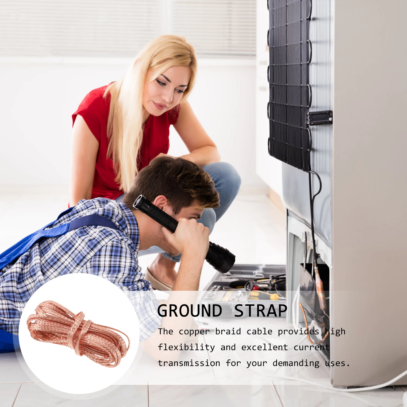 

bare copper wire ground strap braided cable copper braided wire ground lead wire