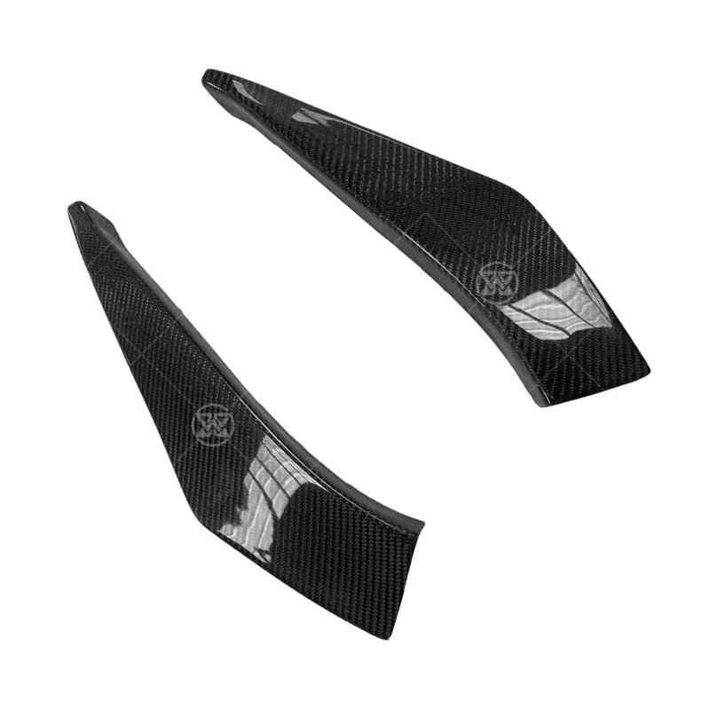 VS Style For Toyota Supra A90 MK5 wind knife Carbon Fiber Adhesive wind knife Front Bumper Splitter Trim Car Upgrade