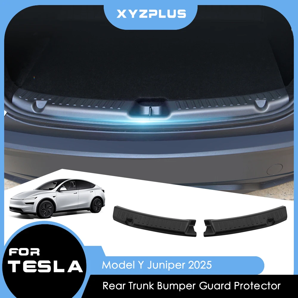 

For Tesla Model Y Juniper 2025 Car Trunk Sill Protector Organizer Anti-scratch Cargo Mat Threshold Strip Trim Protection Guard