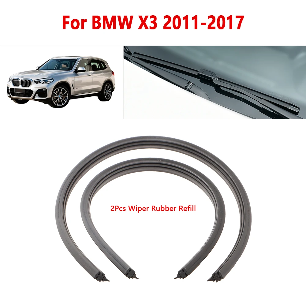 For BMW X3 2011 2012 2013 2014 2015 2016 2017 Wiper Refill Rubber Strip 20
