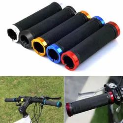 Antislip Bmx Fietsgrepen Mtb Rubber Bilateraal Slot Fietsen Fietsen Stuurgrepen Fietsmouw Fietsaccessoires