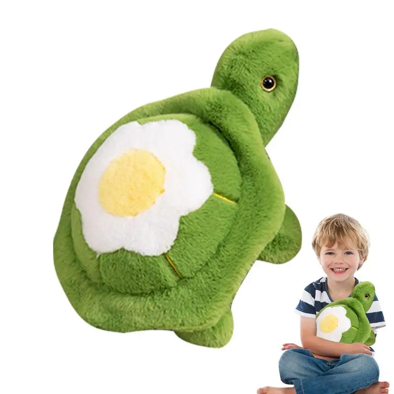 Oreiller créatif en peluche de tortue de mer, jouets d'animaux en peluche, beurre de tortue, AdTosSoft