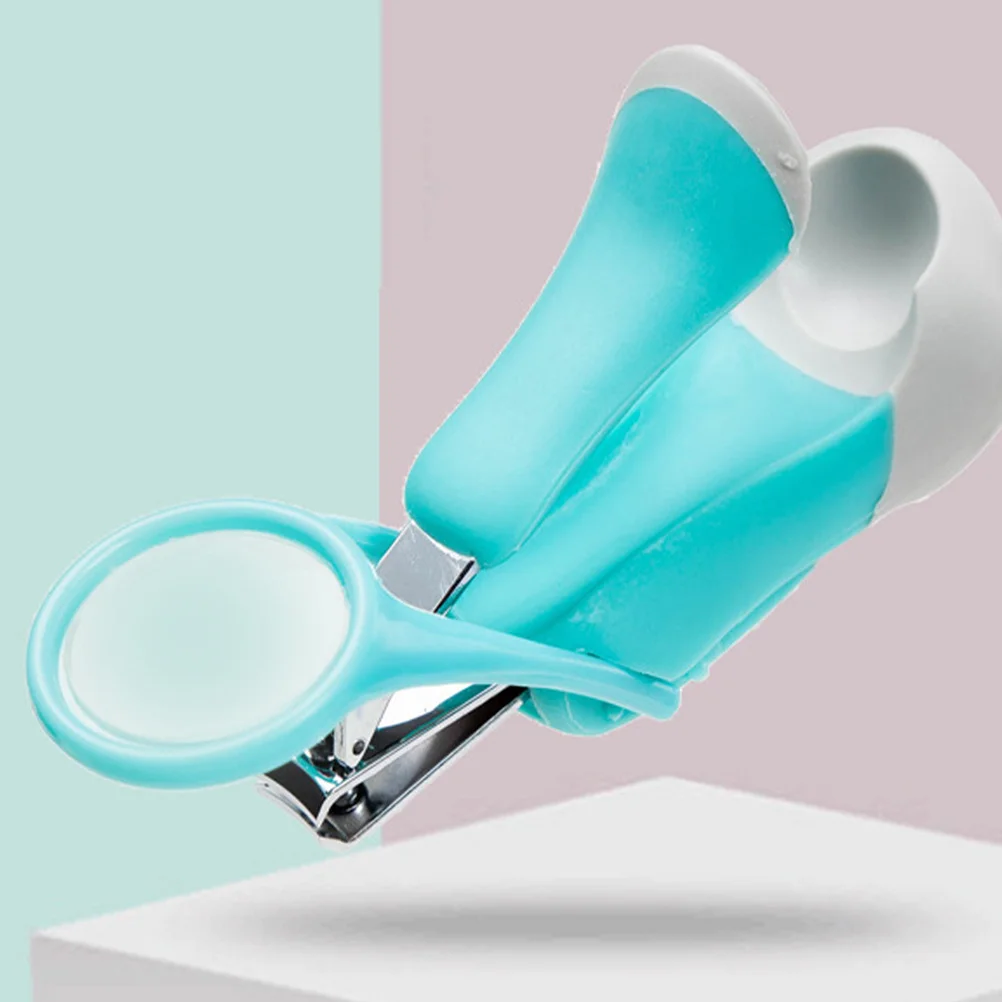 

1 шт., детские машинки для стрижки ногтей со съемной лупой, безопасные и практичные машинки для ухода за ногтями ребенка, кусачки для ногтей