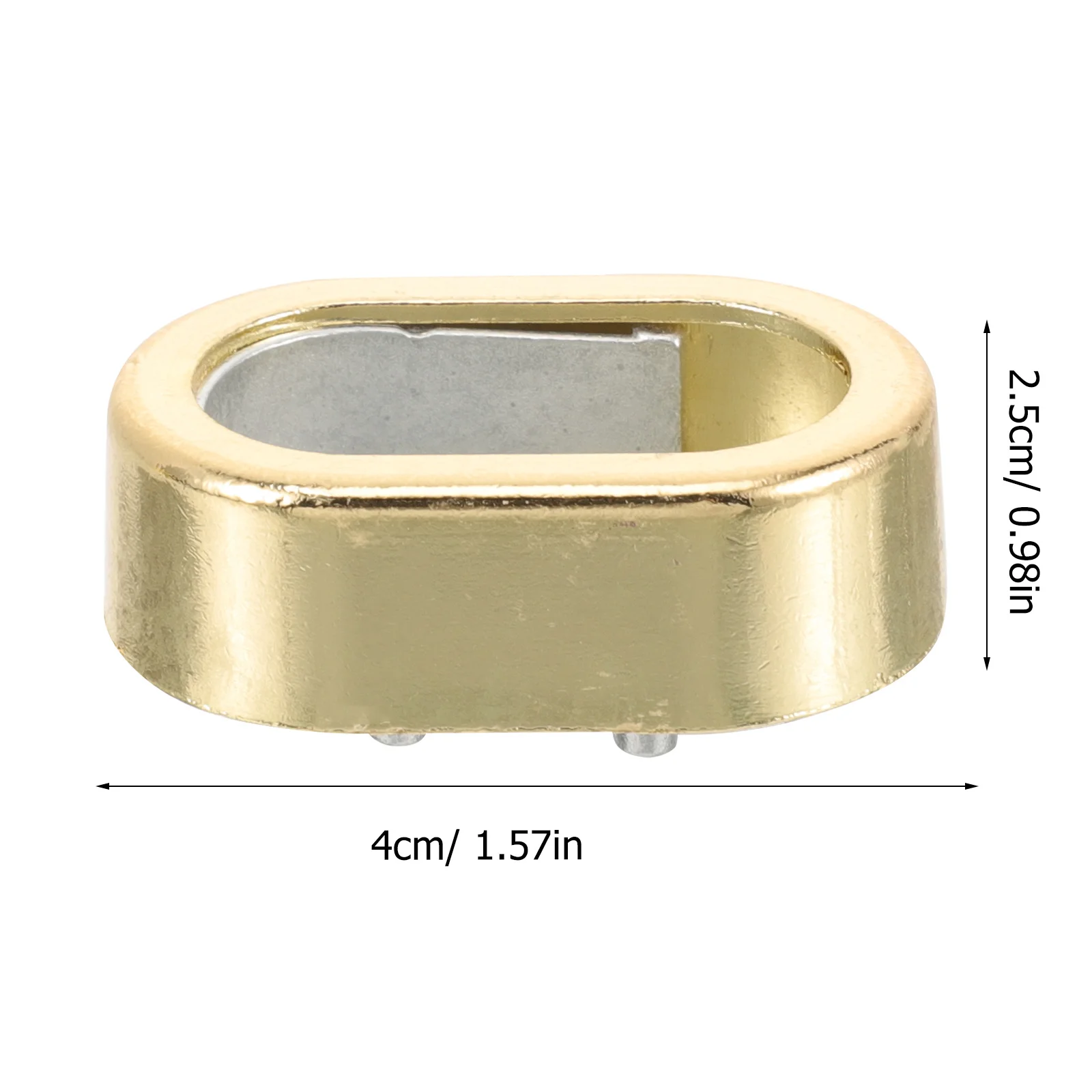 Staffa di supporto per asta per armadio in lega di zinco da 2 pezzi, nessuna punta necessaria per vestiti, pantaloni, cravatte, indumenti, organizzatori di stoccaggio, armadio resistente