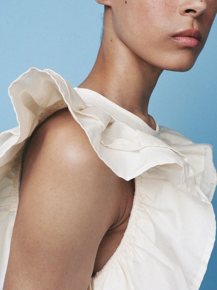 Ele Summer 2025, Damen Dr mit Gürtel, mehrlagig, rund, Ne Splice Dr, hohe Taille, S Sve, reine Farbe, Par Dr