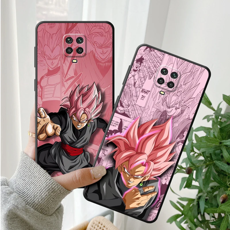 حافظة لهاتف Xiaomi Redmi Note 10S 11s 12s 9S 9 10 11 12 Pro 7 8 13 14 Pro Plus غطاء هاتف ناعم أسود كرات التنين