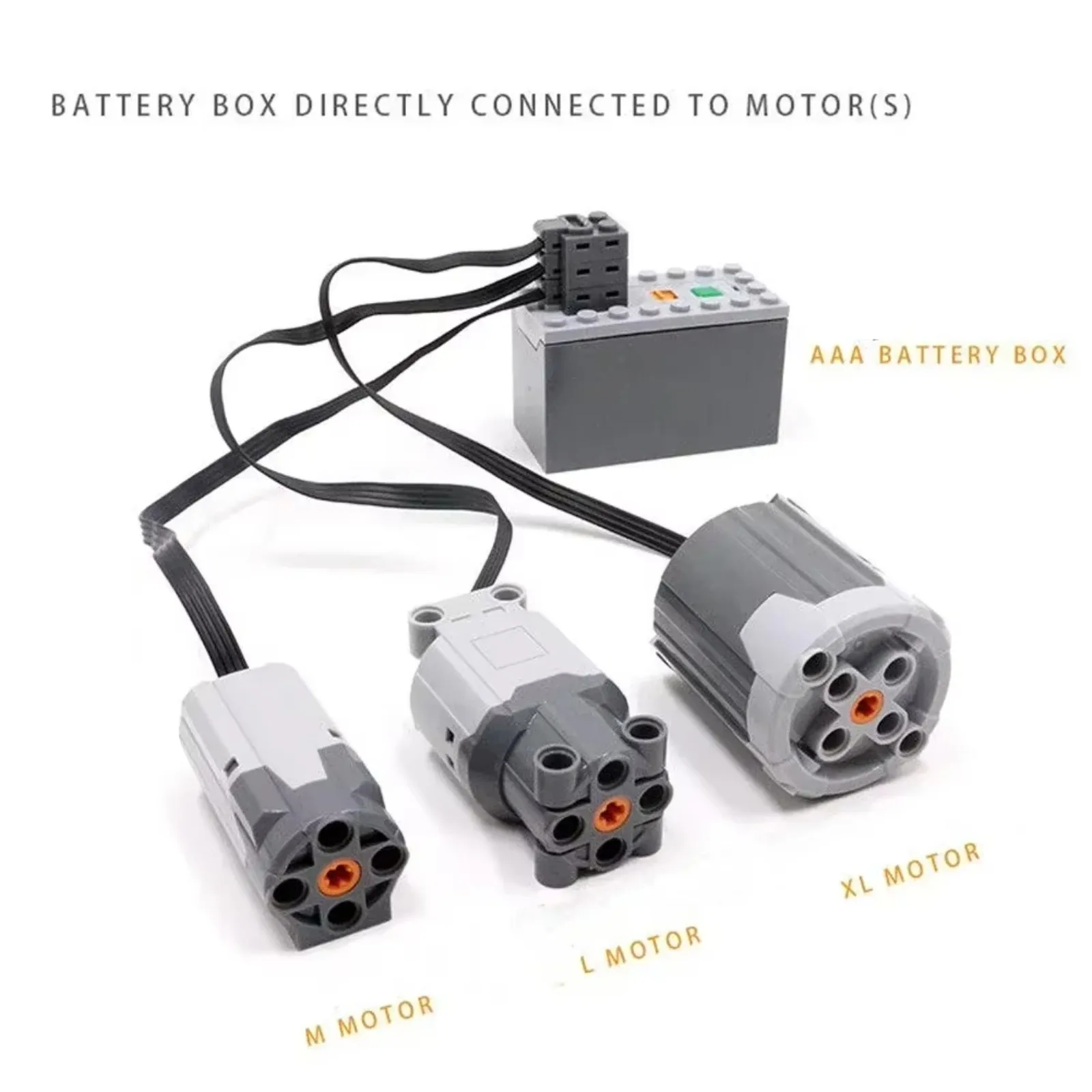 Servomoteur de direction 88004 pour legoeds technique, moteur Power Up L, 2/4/6 paquets de jouets de voiture en blocs de construction