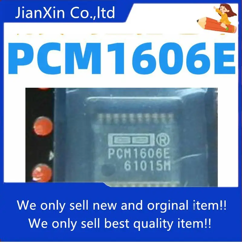 10pcs orginal new  PCM1606E PCM1606E/2K digital-to-analog converter patch SSOP-20