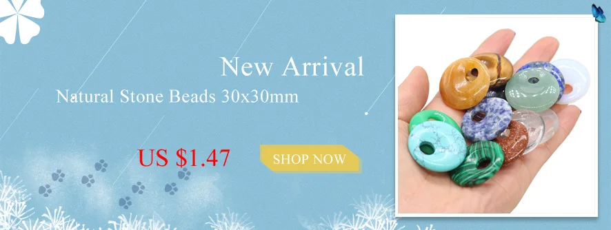 Natural Stone Green Aventurine Agate Amethyst Opal Large Hole Beads DIY for Making Jewelry Accessories Gift 18mm Hole 5.5mm