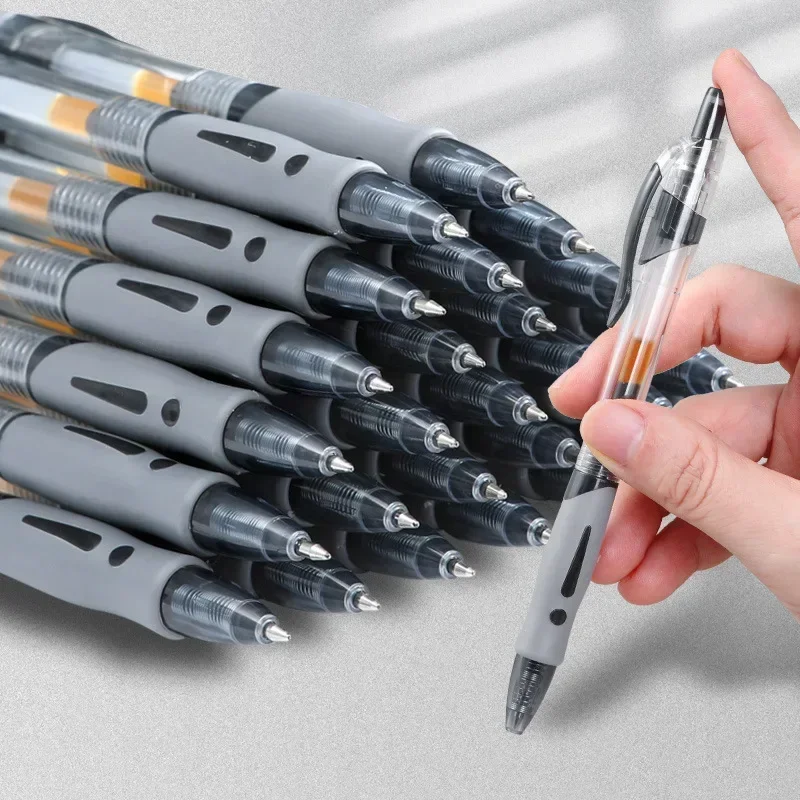 3/6 Pcs/set High Quality Retractable Gel Pens 0.5mm 3 Color Ink Ballpoint Pen Stationery School Office Supplies Writing