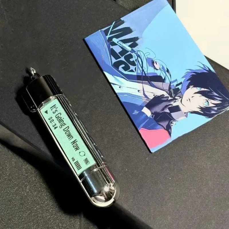 Collar Persona 3 para mujer, collares Yuuki Makoto, colgante femenino Cos Mp3, joyería de moda, regalo para parejas, accesorios de Anime