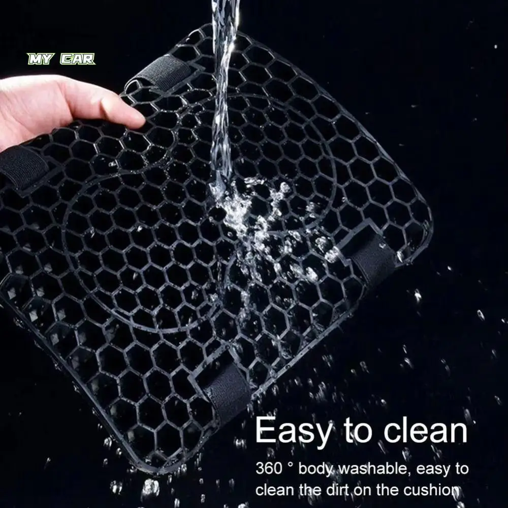 

Elastic Motorcycle Seat Padding Shock-Absorbing Breathable Gel Seat Cushion Comfortable Durable