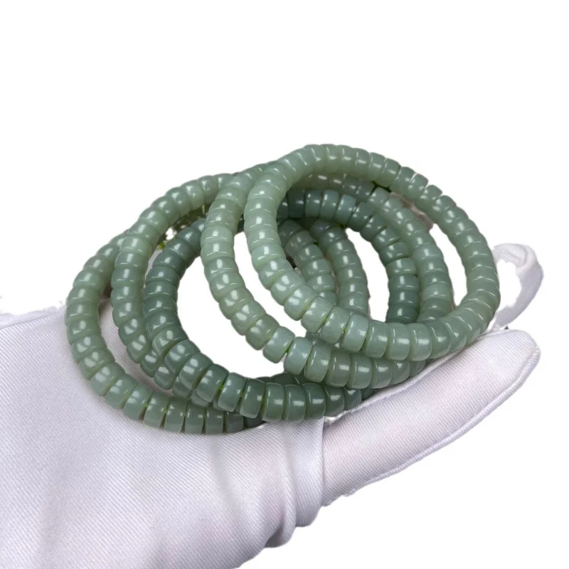 Natural Hetian Jade Medicine Tablet Welfare Edition Qinghai Material Bracelet