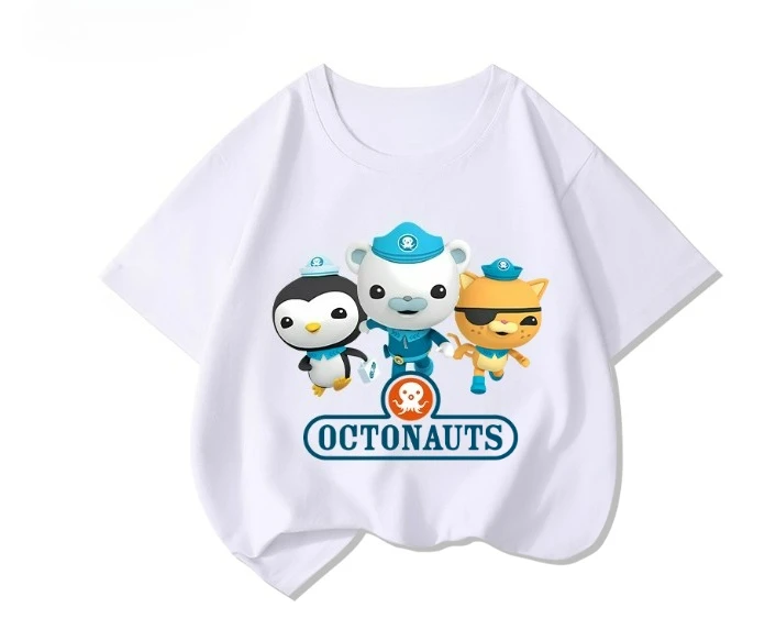 Pok É Mon T-shirts met korte mouwen voor jongens en meisjes gemaakt van puur katoen voor kinderen met korte mouwen zomer kinderkleding