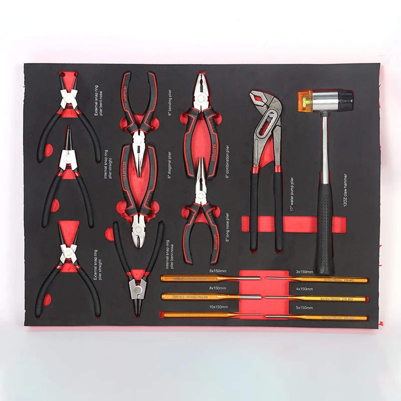 252PCS mechanic tool Kit Car Repair Socket Set Hand Tool Sets trolley heavy duty tool set with 7 drawers cabinet