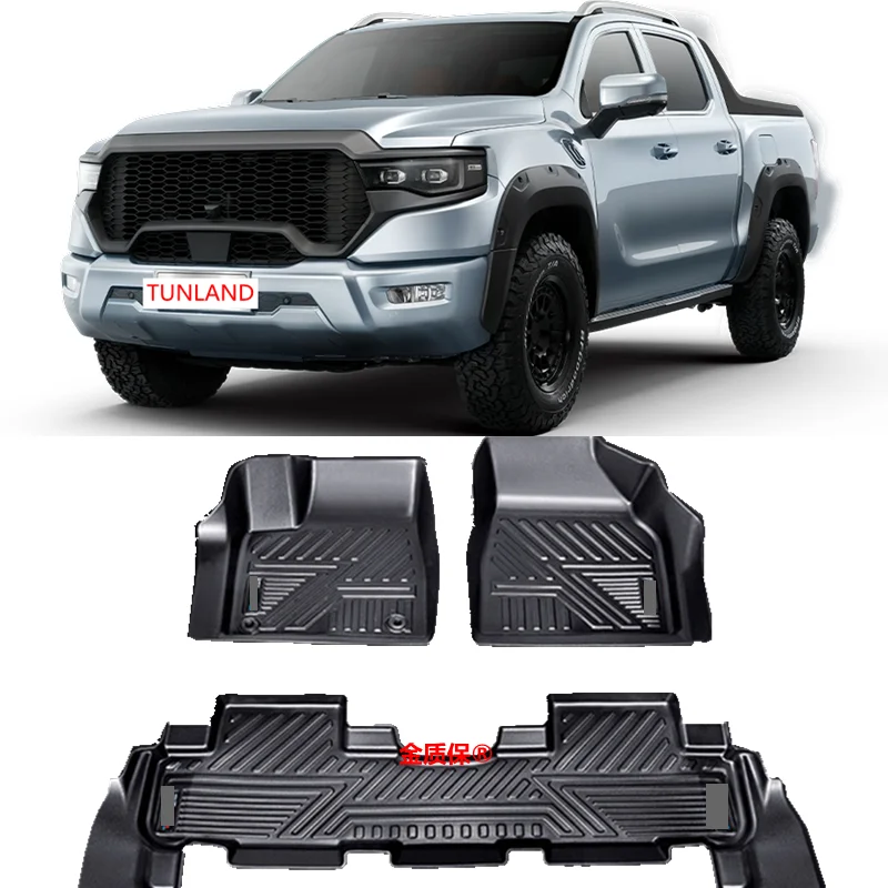 Use for FOTON TUNLAND V7 V9 custom car AllWeather Floor Mat Fit For TUNLAND V7 V9 custom waterproof mat TUNLAND V7 V9 mat RHD