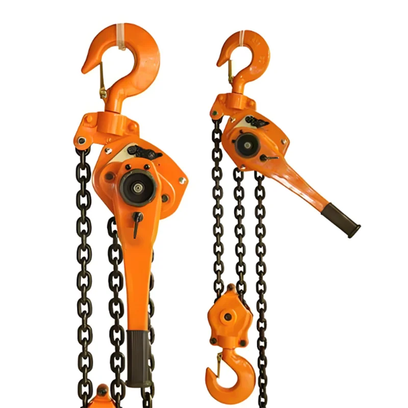High Quality 1-5 Ton Manual Chain Hoist With Wire Rope Sling Steel Construction 4-18m Lifting Height For Manufacturing Farm Use