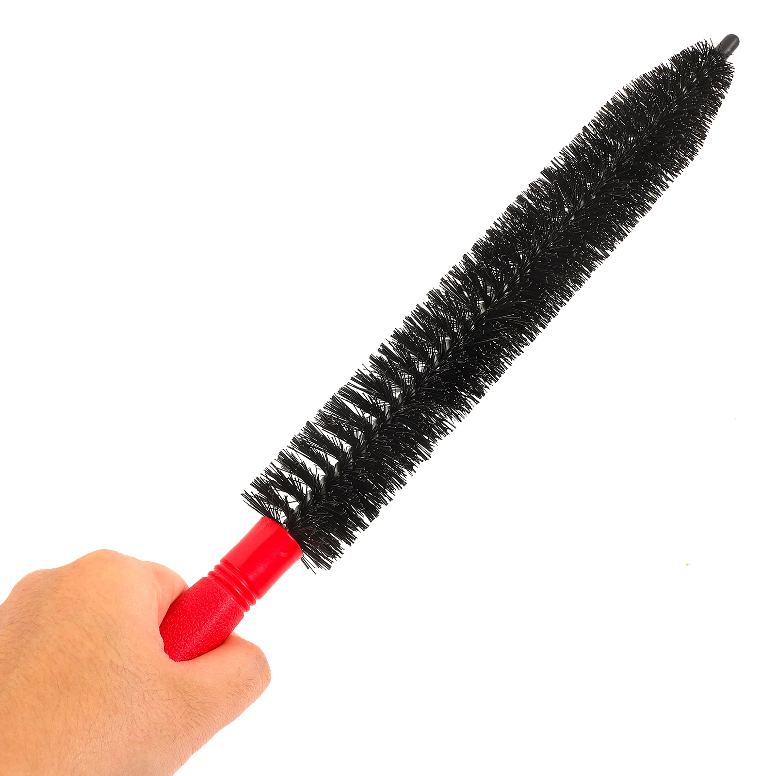 

1pcs Engine Cleaning Red Handle For Car Truck Motorcycle Washer Dryer Detail Brush Bike Chain Brush Engine Parts
