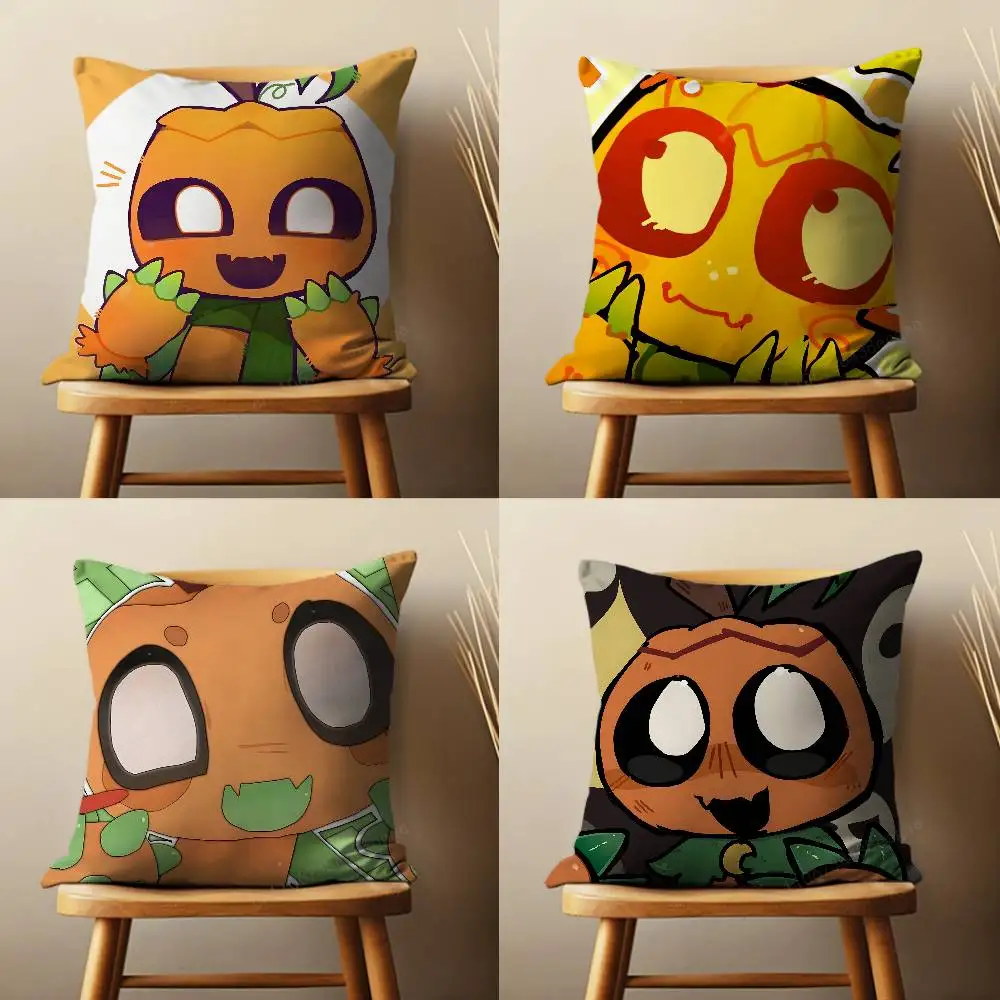 

D-Dandys W-World G-Gourdy Pillow Case For Room Sofa Cushion Cover Suitable For Home Bedroom Decoration And Protector