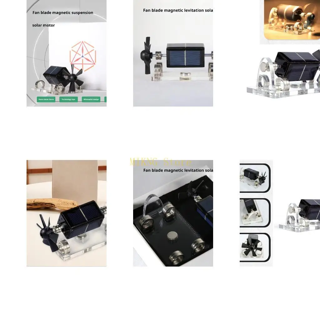 Floating Rotating Motor Display Using Solar Energy No Electricity Need Perfect For Tech Lovers Best Sale
