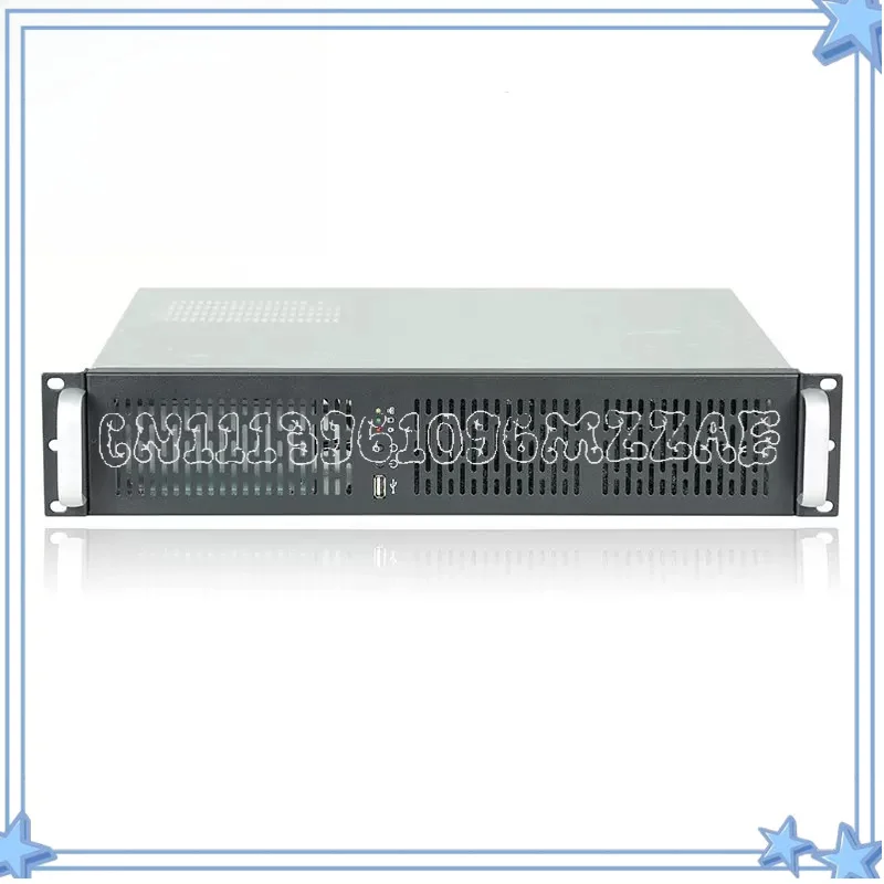 2U Chassis Dustproof, Short 330MM Standard PC Power Supply MATX Main Board Monitoring Server Firewall ROS Chassis