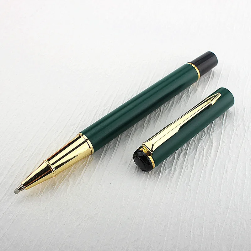 New Metal Green Classic Luxury Rollerball Pens, Roller Ball Pen for Men Women, School, Office, Executive, Business