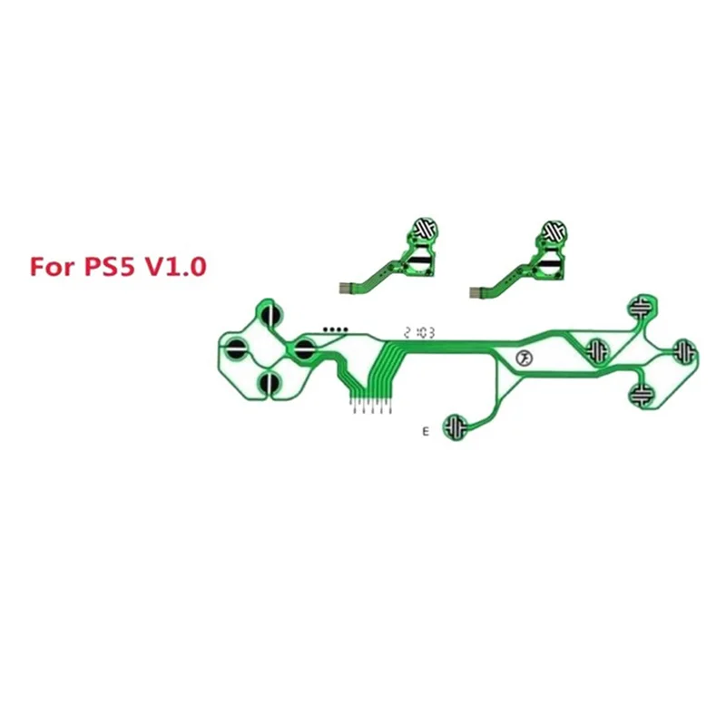 Replace 10PCS V1 Film Controller For PS5 Controller Ribbon Conductive Film Button Position Switch Conductive Board Easy Install-