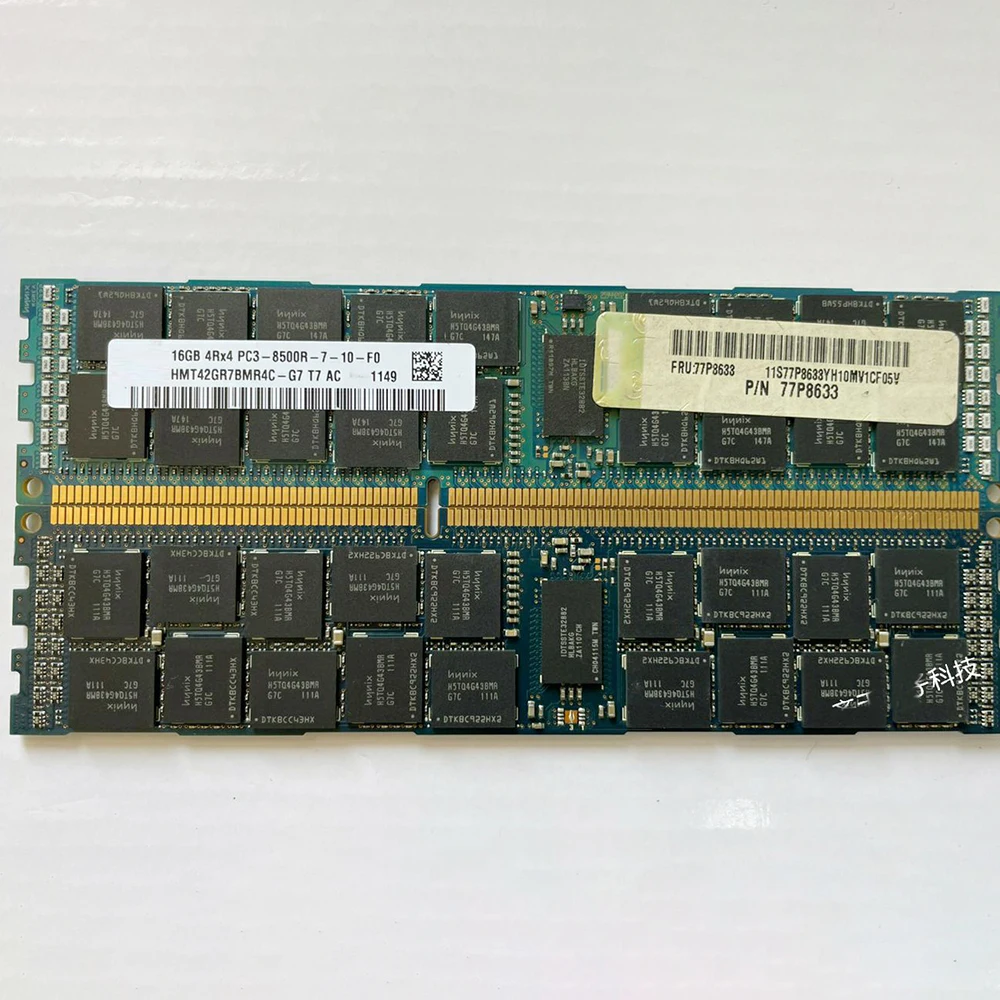 1PCS For IBM RAM P720 P740 P750 P710 P730 77P8633 4528 16GB 1066 DDR3 Server Memory