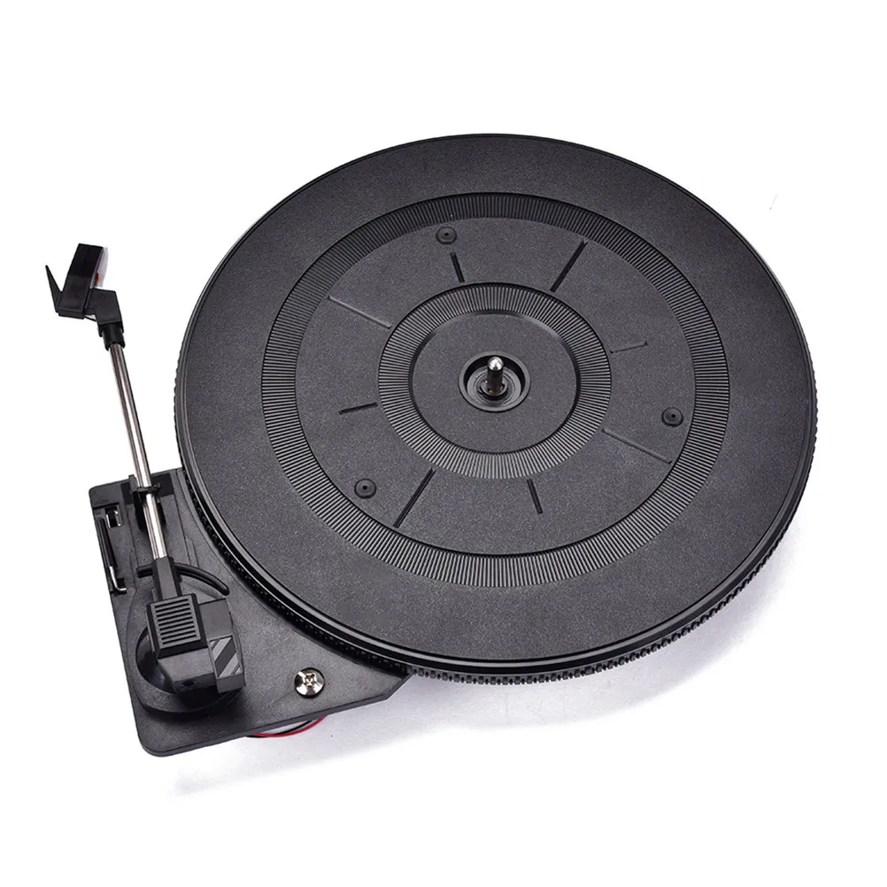 Vintage Vinyl Record Player Turntable Portable Replacement Stylus Built-in Preamp Adjustable Counterweight Audio Video