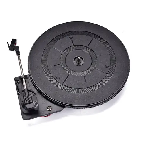 Vintage Vinyl Record Player Turntable Portable Replacement Stylus Built-in Preamp Adjustable Counterweight Audio Video